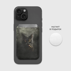 Картхолдер Magsafe магнитный Кот - Бегемот - фото 2