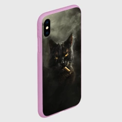 Чехол для iPhone XS Max матовый Кот - Бегемот - фото 2