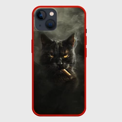 Чехол для iPhone 14 Кот - Бегемот