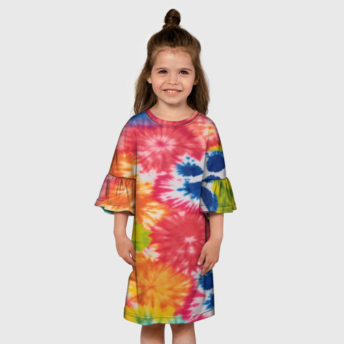 Детское платье 3D с принтом Лапулькин, вид сбоку #3