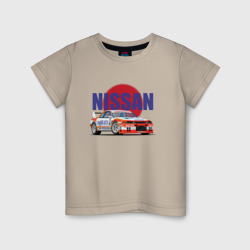 Детская футболка хлопок Nissan Skyline GTR 32
