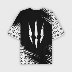 Ведьмак 3 логотип волка – Мужская футболка oversize 3D с принтом купить со скидкой в -50%