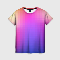 Gradient 8-bit – Женская футболка 3D с принтом купить со скидкой в -26%