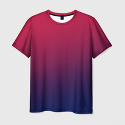 Gradient red-blue – Мужская футболка 3D с принтом купить со скидкой в -26%