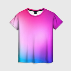 Colorful gradient – Женская футболка 3D с принтом купить со скидкой в -26%