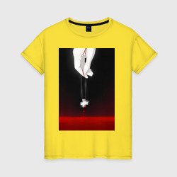 Евангелион талисман Рей – Женская футболка хлопок с принтом купить со скидкой в -20%
