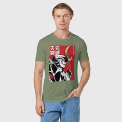 Мужская футболка хлопок Гуррен-Лаганн пронзающий небеса - фото 2
