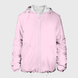 Мужская куртка 3D Однотонный светло-розовый