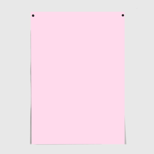 Постер Однотонный светло-розовый