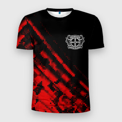 Мужская футболка 3D Slim Bayer 04 sport grunge