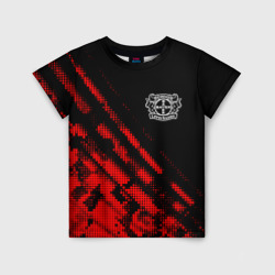 Детская футболка 3D Bayer 04 sport grunge