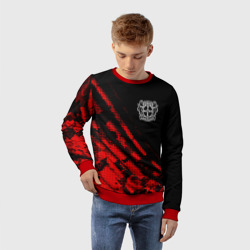 Детский свитшот 3D Bayer 04 sport grunge - фото 2