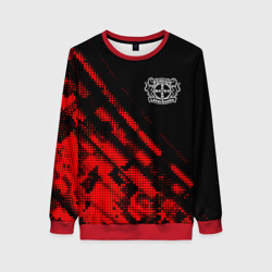 Женский свитшот 3D Bayer 04 sport grunge