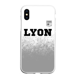 Чехол для iPhone XS Max матовый Lyon sport на светлом фоне посередине