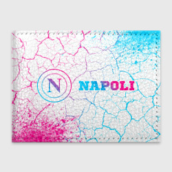 Обложка для студенческого билета Napoli neon gradient style по-горизонтали