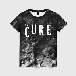 Женская футболка 3D The Cure black graphite