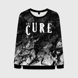 Мужской свитшот 3D The Cure black graphite