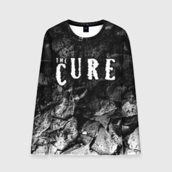 Мужской лонгслив 3D The Cure black graphite