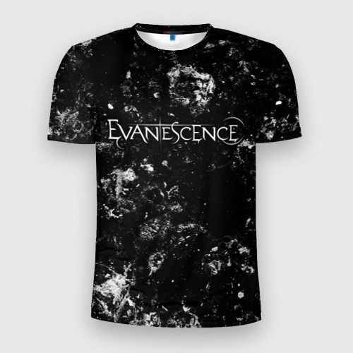 Мужская футболка 3D Slim Evanescence black ice, цвет 3D печать