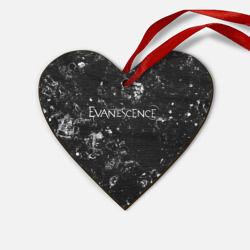 Деревянная игрушка Сердце Evanescence black ice