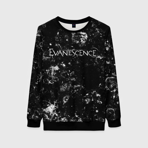 Женский свитшот 3D Evanescence black ice, цвет 3D печать