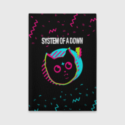 Обложка для автодокументов System of a Down - rock star cat