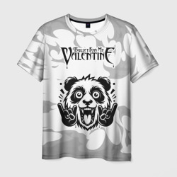 Bullet For My Valentine рок панда на светлом фоне – Мужская футболка 3D с принтом купить со скидкой в -26%