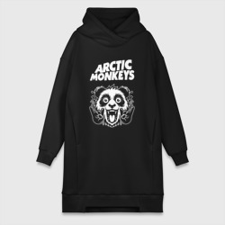 Платье-худи хлопок Arctic Monkeys rock panda