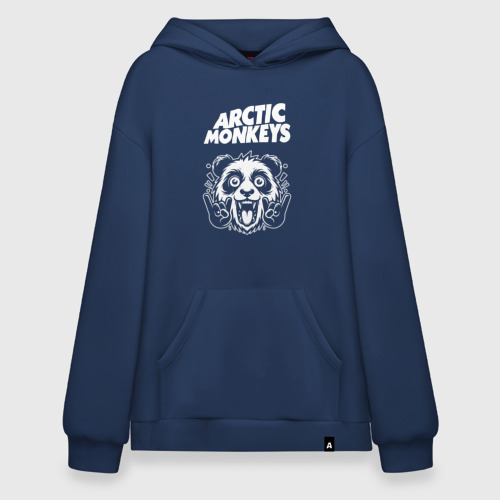 Худи SuperOversize хлопок Arctic Monkeys rock panda