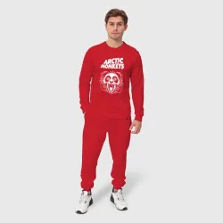 Мужской костюм хлопок Arctic Monkeys rock panda - фото 2
