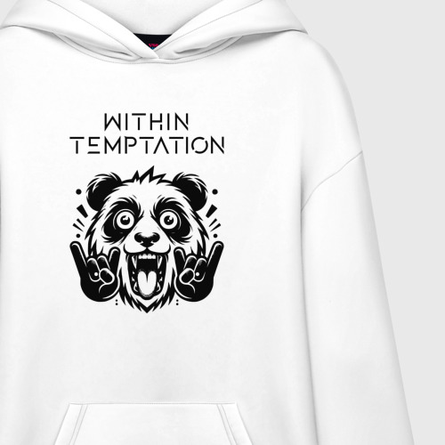 Худи SuperOversize хлопок Within Temptation - rock panda - фото 3