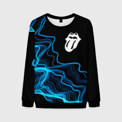 Мужской свитшот 3D Rolling Stones sound wave