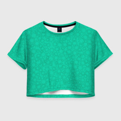 Паттерн звездочки – Женская футболка Crop-top 3D с принтом купить