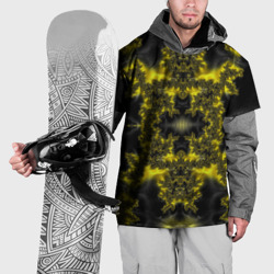 Геометрические фракталы – Накидка на куртку 3D с принтом купить