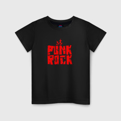 Детская футболка хлопок Punk in red