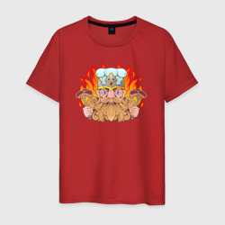 Мужская футболка хлопок Король гриля
