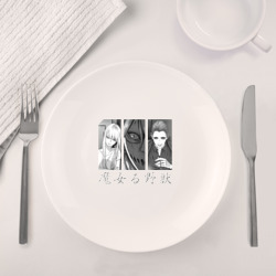 Набор: тарелка + кружка Ведьма и чудовище - фото 2