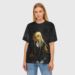 Женская футболка oversize 3D Гидо - Ведьма и чудовище - фото 2