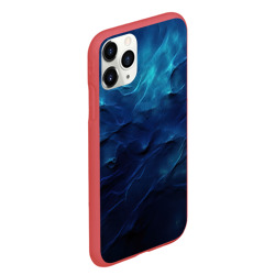 Чехол для iPhone 11 Pro Max матовый Абстрактные волны глубины - фото 2