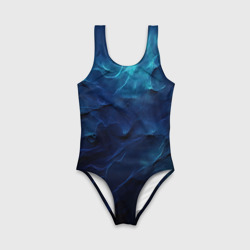 Детский купальник 3D Абстрактные волны глубины - фото 2