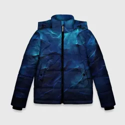 Зимняя куртка для мальчиков 3D Абстрактные волны глубины