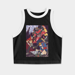 Женская укороченная майка-топ хлопок Гуррен-Лаганн Камина Симон 