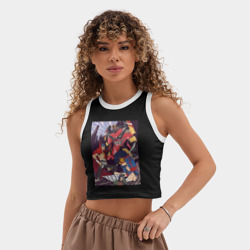 Женская укороченная майка-топ хлопок Гуррен-Лаганн Камина Симон  - фото 2