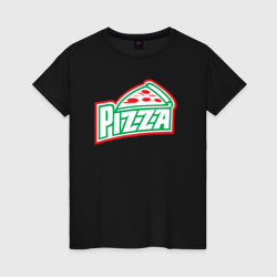 Пицца из Италии – Женская футболка хлопок с принтом купить со скидкой в -20%