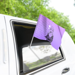 Флаг для автомобиля Девушка - Досанко гяру чудо как милы - фото 2