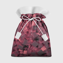 Кубики металлические красные – Подарочный 3D мешок с принтом купить со скидкой в -13%