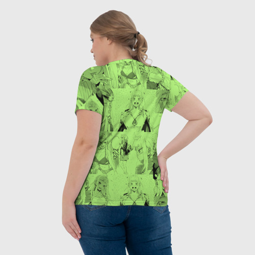 Женская футболка 3D Досанко гяру чудо как милы - манга, цвет 3D печать - фото 7