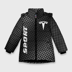 Зимняя куртка для девочек 3D Tesla sport carbon
