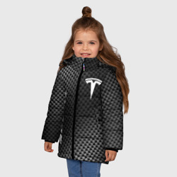 Зимняя куртка для девочек 3D Tesla sport carbon - фото 2
