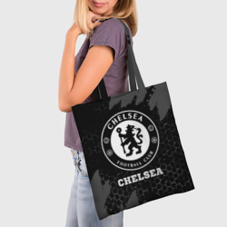 Шоппер 3D Chelsea sport на темном фоне - фото 2